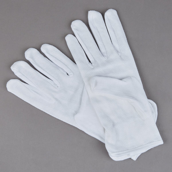 Large Driver Waiter Non-slip Soft Cotton Gloves