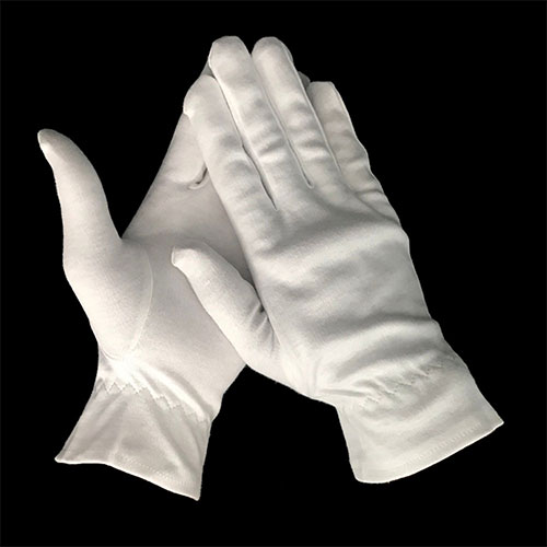 White photographic Gloves