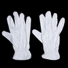 White Microfiber Dustproof Jewelry Gloves Watch