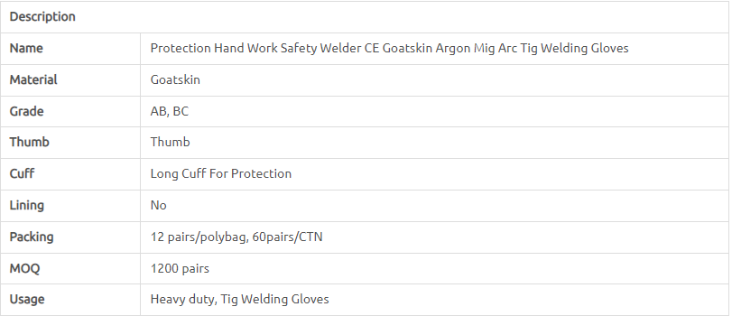 welding gloves