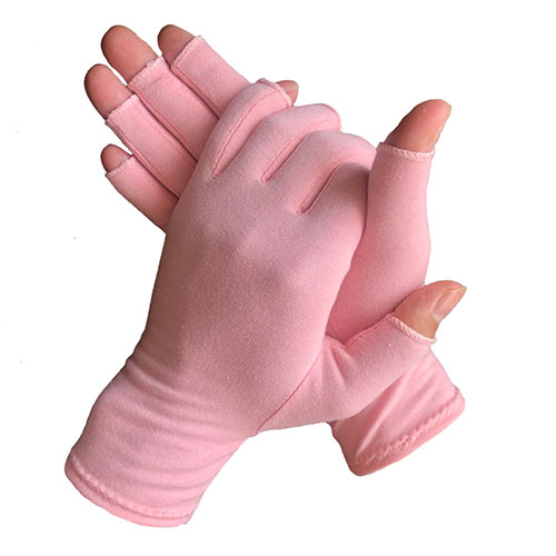 Women Cotton-spandex Arthritis All Day Wearing Gloves