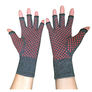 Far Infrared Red Non-slip Dots Arthritis Gloves