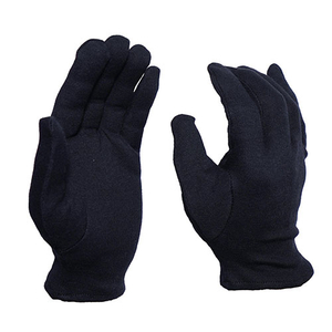 Cheap Black Plain Cotton Hand Work Gloves