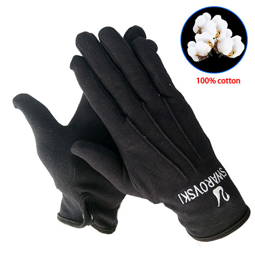 Customized Logo Cotton Glove for Jewellery Inspection