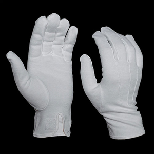Adjustable Hook&loop Wrist Uniform Gloves for Marching
