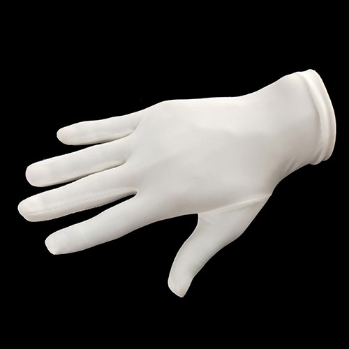 Dustproof Coin Jewelry White Inspection Gloves