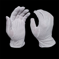 Cheap Thin White Interlock Handling Work Gloves
