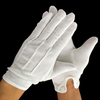 Dotted Palm Funeral Formal Dress Gloves