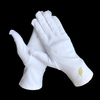 Olive Branch White Nylon Masonic Embroider Glove