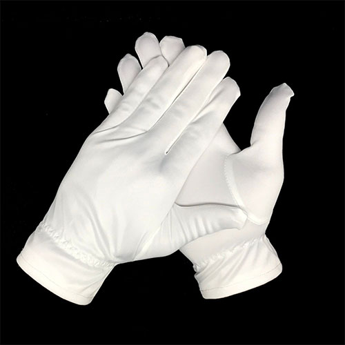 Unbleached White Eczema Gloves for Sensitive Skin