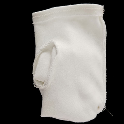 White Fleece Cotton Parade Gloves Winter Warm