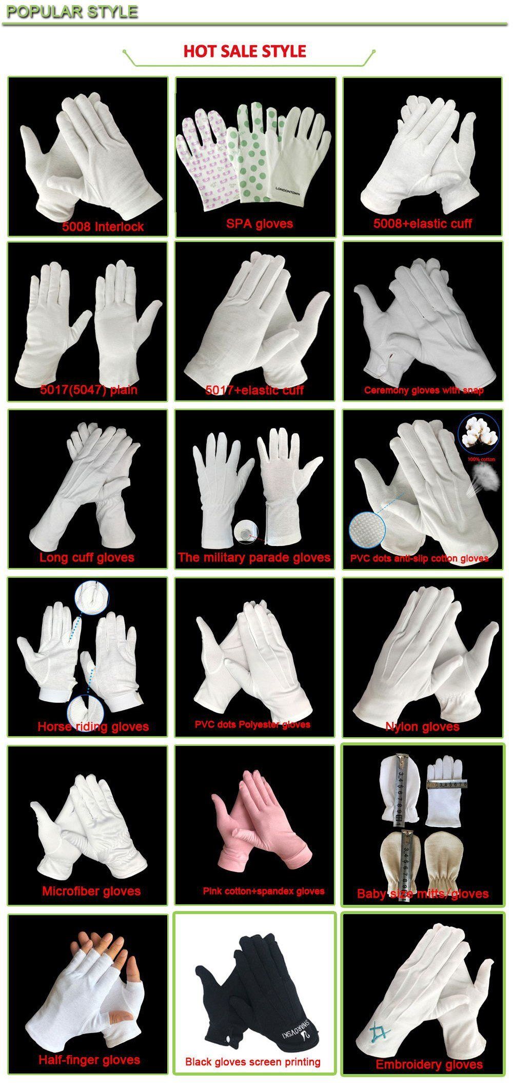 cotton gloves