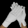 Cotton Police Dress Snap Cuff White Glove