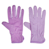 Anti-slip Dots Custom Etiquette Color Polycotton Gloves